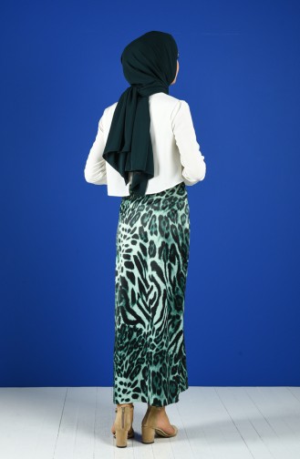 Emerald Green Skirt 2135-04