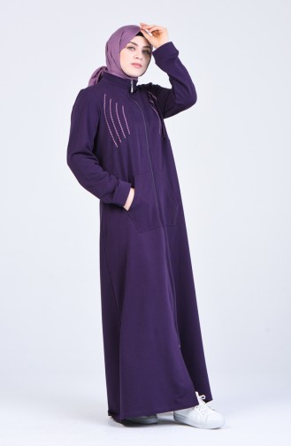 Purple Abaya 10030-01
