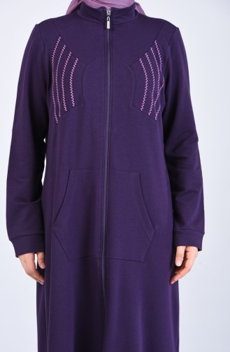 Purple Abaya 10030-01