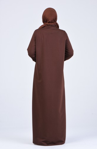 Abayas Couleur Brun 10030-03