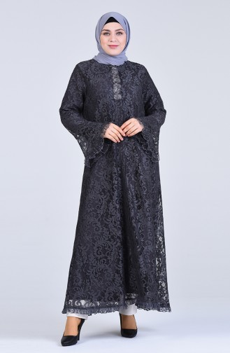 Anthracite Abaya 0348-03