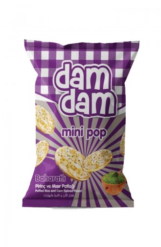 Damdam Mini Pop Baharatlı 50 Gr 6 Adet