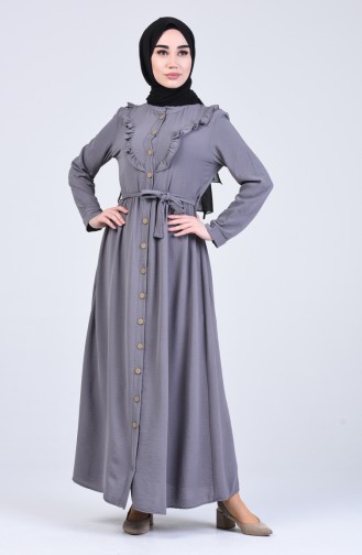 Robe Hijab Gris 8018-06