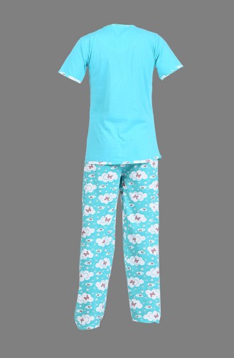 Green Pajamas 2450-04
