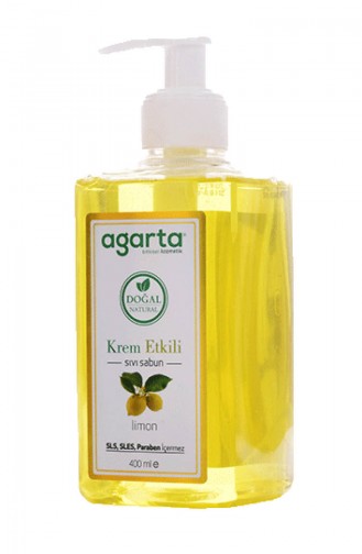Agarta Doğal Sıvı Sabun Limon 400 Ml
