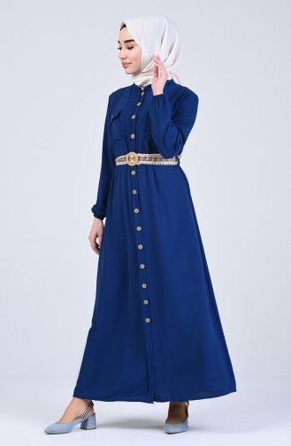 Robe Hijab Bleu Marine 8016-07