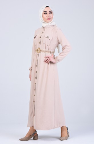 Black Hijab Dress 8016-06