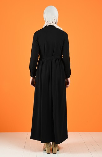 Black İslamitische Jurk 5628-03