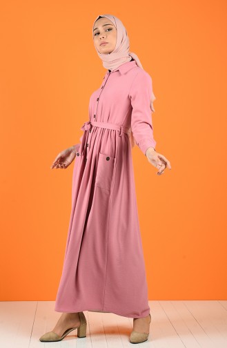 Robe Hijab Poudre 5628-08