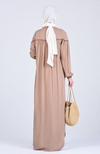 Mink Hijab Dress 8039-03