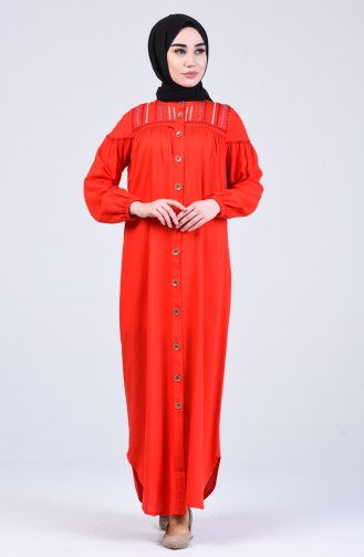 Robe Hijab Rouge 8039-04