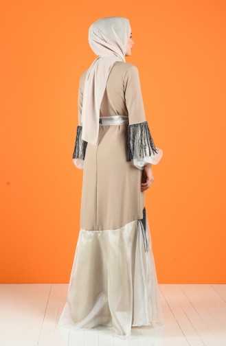Mink Hijab Dress 60120-01