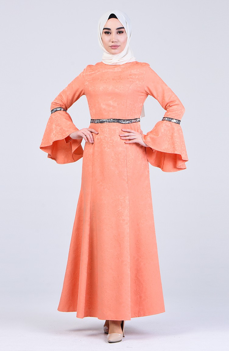 robe rose paillette fille