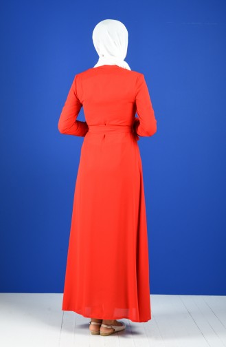 فستان أحمر 60131-02