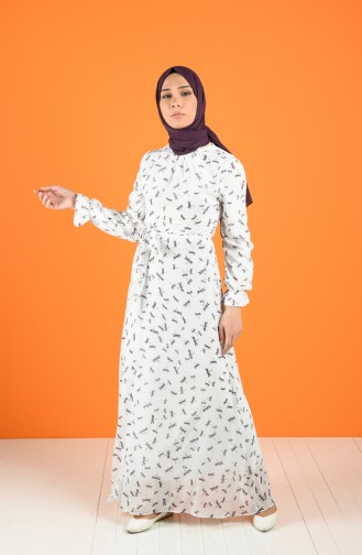 Robe Hijab Blanc 60143-01
