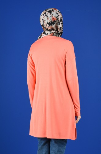 Büzgülü Tunik 10339-03 Mercan