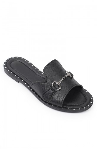 Black Summer slippers 8100-0