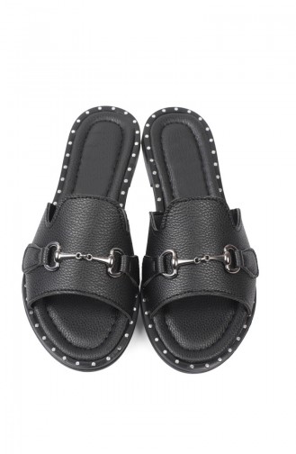 Black Summer slippers 8100-0