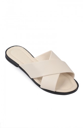 Beige Summer slippers 8123-3