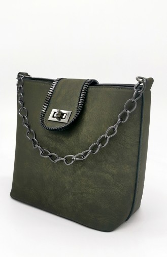 Green Shoulder Bag 3535-82