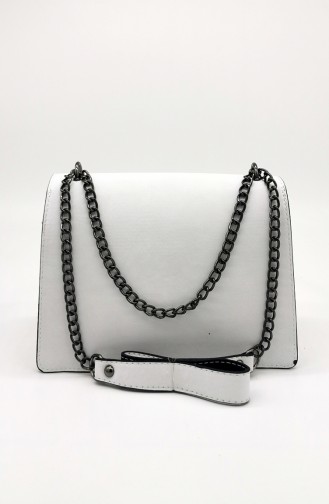 White Shoulder Bag 4110-09