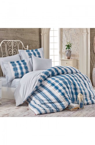 Blue Bedlinen Set 90