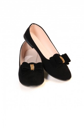 Black Woman Flat Shoe 033