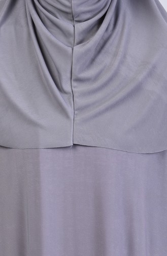 Yazlık Sandy Namaz Elbisesi 1117-02 Gri
