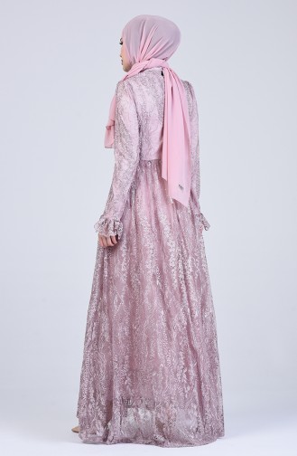 Puder Hijab-Abendkleider 6178-04