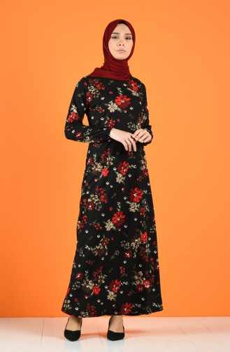 Robe Hijab Noir 8870-04