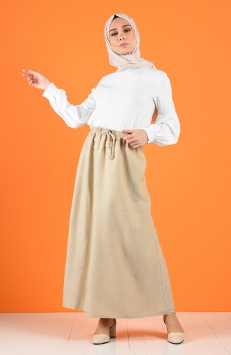 Beige Rok 4106EKT-02