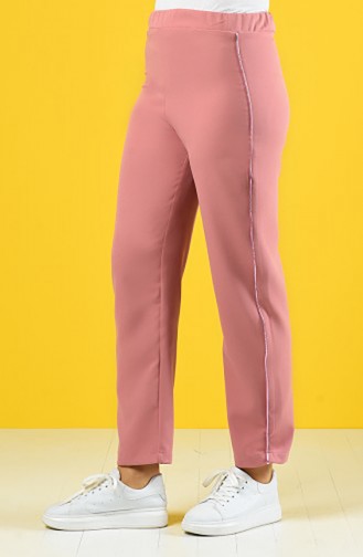 Pantalon à Rayure 2007-06 Rose Pâle 2007-06