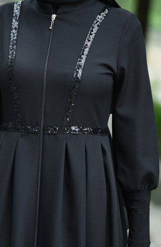 Black Abaya 8130-01