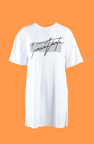 Weiß T-Shirt 7020-02