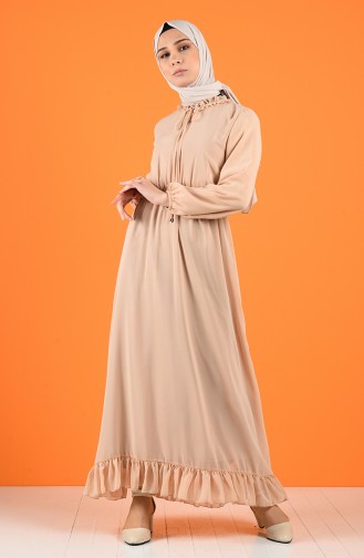 Robe Hijab Beige 2024-01