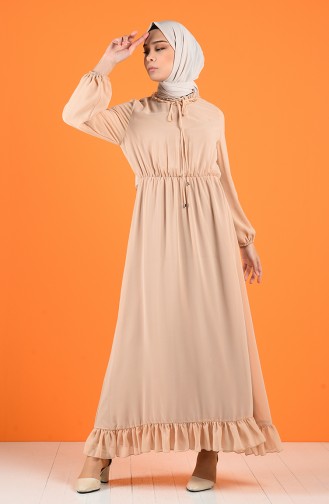 Robe Hijab Beige 2024-01