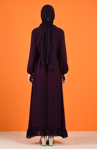 Lila Hijab Kleider 2024-06