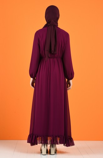 فستان ارجواني داكن 2024-07