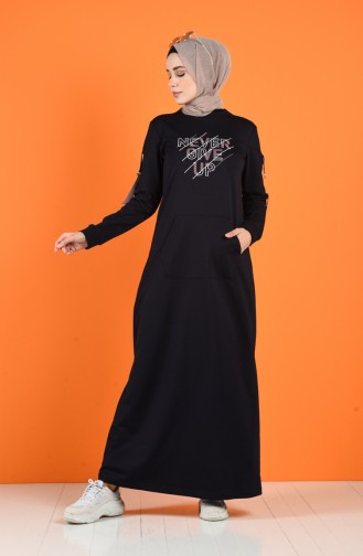 Robe Hijab Bleu Marine 9234-02