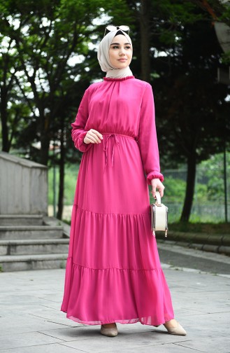 Robe Hijab Fushia 8037-13