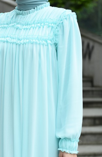 Mint green İslamitische Jurk 8127-08