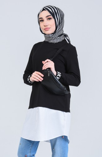 Garnili Spor Tunik 9001-04 Siyah