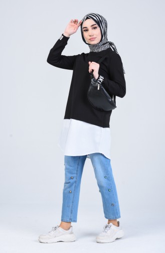 Garnili Spor Tunik 9001-04 Siyah