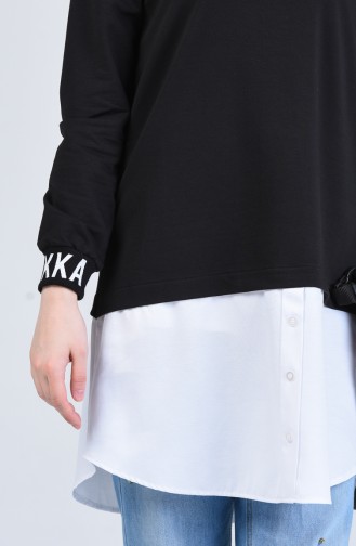 Garnili Spor Tunik 9001-04 Siyah