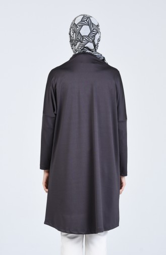 Yarasa Kol Tunik 8047-01 Füme