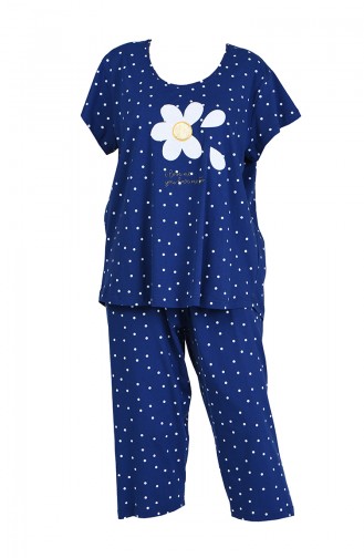 Dunkelblau Pyjama 912053-B