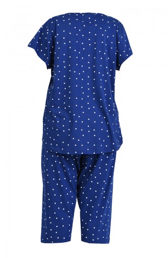 Dunkelblau Pyjama 912053-B