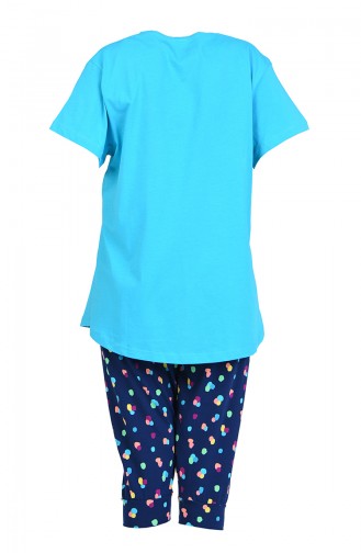 Pyjama Turquoise 912225