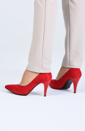 Red High-Heel Shoes 0120-06