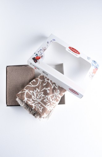 Hobby 50x90 2li Kutu April-Reina 59-03 Açık Kahve Sütlü Kahve